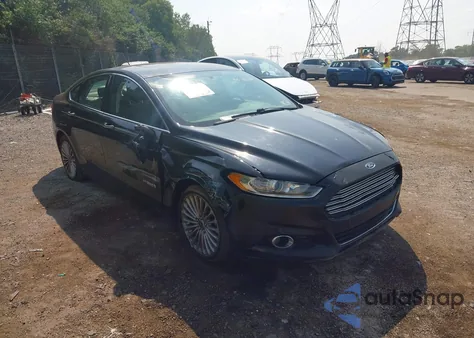 2014 Ford Fusion Hybrid Titanium from USA, damaged, VIN 3FA6P0RUXER191158